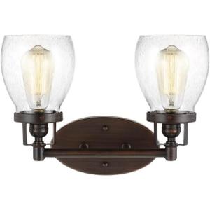 Generation Lighting 4414502EN7-710 Belton Two - Light Wall/Bath Vanity Style Fixture, Bronze
