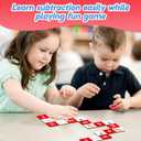 Kasfalci Subtraction Dominoes Set,Math Manipulatives Games for Kids,Counting Toys,Learning Games,Preschool Learning Activities,Homeschool Supplies,Kindergarten Classroom Must Haves,1st 2nd 3rd Grade