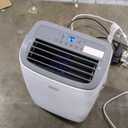 BLACK+DECKER Portable Air Conditioner, 10,000 BTU (6,300 BTU SACC) for Rooms up to 450 Sq. Ft., Portable AC with Follow Me Remote Control and Window Kit, BPACT10WT, White