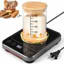 Sourdough Starter Warmer Mat, Sourdough Heating Mat for 2440oz Jars, Precise 1F Thermostat Control (70-100F) Sourdough Warmer, 0-12 Hour Timer, Auto Shut-Off, Ideal for Home Baking