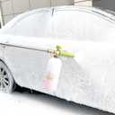ESP Foam Cannon Snow Foam Lance Pressure Power Jet Washer Quick Release Adjustable Nozzle with 1 Liter Bottle Washing Mitts 1 Towel