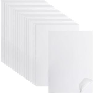 GLOBLELAND 20 Sheets A4 Printable Washi Sticker Paper Translucent Self-Adhesive Paper Handbook DIY Stickers for Printer Diary Album Notebook Scrapbooking Card DIY Arts and Crafts