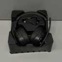 Trucker Bluetooth Headset, Wireless Headsets with Noise Cancelling Microphone, 50+Hrs HD Talktime Bluetooth Headphones with Detachable Earpad/Single+Dual Mode for Office/Driving/Home (Black)