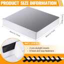 2 Pack RV Vent Insulator 14"x14"x3" RV Skylight Cover with Reflective Surface, Waterproof RV Vent Covers Skylight Shade Energy Savings Sunroof Fits for 14 Inch x 14 Inch RV Camper Vents