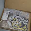 Coffee and Tea Sign Neon Light Signs,Dimmable USB Powered For CoffeeBar Decor,Station,Wall Decor For Kitchen Home (White&Yellow)