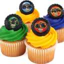 Monster Jam Officially Licensed 24 Cupcake Topper Rings