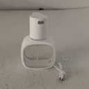 Automatic Liquid Soap Dispenser with 500ml /17oz Capacity, Touchless Soap Dispenser with 4 Level Adjustable, Rechargeable, Wall-Mounted, Waterproof for Kitchen, Bathroom, Hotel, Restaurant (Whtie)