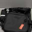 MVRK Travel Duffle Bag : 2-in-1 Waterproof Carry-on Size for Airplane Travel - TSA Compliant Black Travel Bag For Overnight, Gym, Sports, and Weekend Bag (50L)