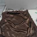 Women Y2k Satin Lace Trim Satin Camisole Tank Tops V Neck Sleeveless Spaghetti Strap Blouses Streetwear (Medium)