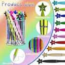 Eersida 30 Sets You're a Star Theme Gift for Employee Team Coworker Boss Bulk Star Pen with Positive Bookmark Card Stress Ball Gift for Valentines Staff Teachers