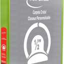 BAZIC Products 3 Ring Binder 1/2" Economy View Binders Organizer - Lime Green, Round Ring, Hold 100 Sheets Paper, for School Office Home, 1-Count