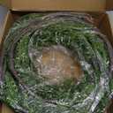 Norfolk Pine Garland 6ft Real Touch Realistic Christmas Pine Garland, Greenery Artificial Christmas Decorations for Table, Mantle, Wall