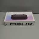 JSAUX Large Capacity Carrying Case for Nintendo Switch 2, Hard Shell Travel Case with 20 Game Card Slots, Storage Bag for Switch 2 and Accessories | Portable & Durable Protective Shell  Black