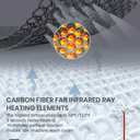 Men's Heated Jacket Windproof Winter Outdoor Soft Shell with Detachable Hood Electric Heated Coat