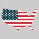 Larger Than Life Prints 762988907350 The United States State Flag Decal