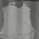 American Trends Swim Suits for Women 2024 One Piece Swimsuit Women Tummy Control Bathing Suit for Women White  Size S