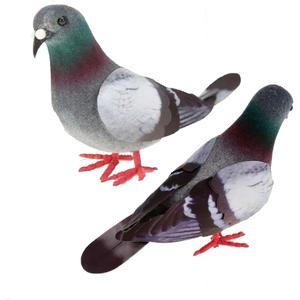 HomeSoGood 2 Pcs Artificial Foam Model Pigeon,Mini Artificial Birds for Home Decoration Party Wedding Supply