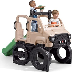 Step2 Truck Climber, Kids Outdoor Playset, Backyard Playground Set, Slide & Climbing Wall, Outside Jungle Gym, for Toddlers 2-5 Years Old