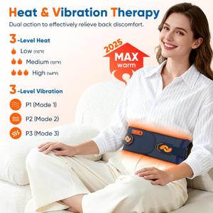 Cordless Heating Pad with Massager411