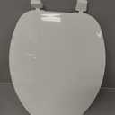 Bemis 170 Durable Plastic Toilet Seat, Elongated, White