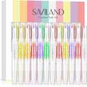 SAVILAND Natural Cuticle Oil Pen: 12PCS Revitalizing Cuticle Oil for Nails with Vitamin E For Repair Cuticles Overnight Cuticle Softener Nail Strengthener Protector for Damaged Skin Thin Nail