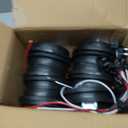 Partswcgg 12Pcs 4" Inch Round LED Trailer Tail Lights 24 LED Red Stop Turn Tail Lights Brake Trailer Lights White Backup Reverse Lights w/ 3-Prong Wire Pigtails Plug IP67 Waterproof 12V(8Red+4White)