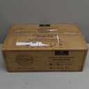 42 Inch Ceiling Fan Traditional: Flush Mount with LED Light - Pull Chain Control- Dual Finish Blades - Reversible for Bedroom, Home OfficeMatte Black