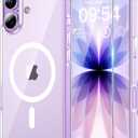 TAURI for iPhone 17 Case, Compatible with MagSafe with Screen Protector, Anti-Yellowing Military-Grade Protection Shockproof Slim Magnetic Case for iPhone 17, Clear