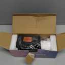 Travel Electric Kettle Portable Small Mini Tea Coffee Kettle Water Boiler, Water Heater with 4 Temperature Control,304 Stainless Steel with Auto Shut-Off & Boil Dry Protection, BPA-Free (White)