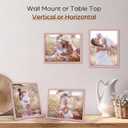 Giftgarden 8x10 Pink Picture Frame Set of 4, 8 by 10 Photo Frames for Wall and Tabletop Display