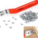 Glazier Point Driver, Glazing Push Point Driver Tool with 120 Push Points, Glazier Setting Tool for Framing Glass Picture Cross Stitch (1)
