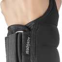 AceSpear Wrist Weights with Thumb Loops Lock for Men Women 1lbx2, 2lbsx2, 3lbsx2, Ankle Weights Weighted Gloves for Running Strength Training Walking Exercises (Black, 1 lb x 2)