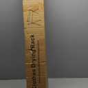 JAUREE 79 Inches Clothes Drying Rack, Drying Rack Clothing Folding Indoor Outdoor, Heavy Duty Stainless Steel Laundry Rack, Foldable Portable Large Clothes Rack Garment Rack with 20 Windproof Hooks (Silver)