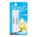 Softlips Daily Lip Moisturizer For Very Dry Lips, Vanilla Flavored Lip Balm, SPF 20, Hydrates, Soothes & Prevents Chapped Lips, Smooth Glide Formula, Dermatologist Tested, Pack of 2 Chap Sticks, 6 ct
