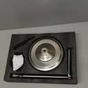 Toilet Paper Holder Stand, Polished Chrome Toilet Paper Holder Free Standing, Post Pivoting Design & Stable Weighted Base SUS304 Stainless Steel for Bathroom(Mega Roll)