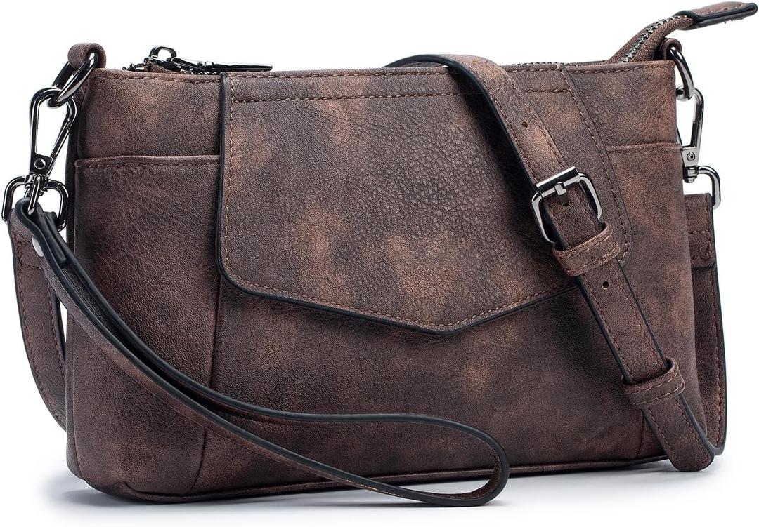 Small Crossbody Bags for Women, Cell Phone Bag Mini Over Wristlets Handbag Wallet Purse with Card Slots