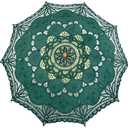 Lace Parasol Umbrella Vintage Wedding Bridal Lace Umbrella for Decoration Photo Tea Party 32 Inch Adult Size