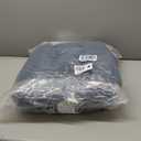 downluxe Chair Cushions for Dining Chairs 2 Pack, Tufted Indoor Chair Pads with Non-Slip Bottom, U-Shaped Kitchen Chair Cushions, 17"x17"x4", Navy