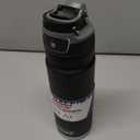 Coleman Autoseal FreeFlow Stainless Steel Water Bottle, Black, 24oz