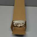 Biscaynebay Wrap Around Bed Skirts for Queen Beds 19" Long Drop, Ivory Adjustable Elastic Dust Ruffles Easy Fit Wrinkle & Fade Resistant Silky Luxurious Fabric Solid Machine Washable