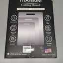 3-Pack Titanium Cutting Boards for Kitchen, Non-Slip & Double-Sided Design, 100% Pure Titanium Food-Grade Non Toxic Cutting Board, Knife-Friendly, Dishwasher Safe