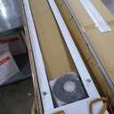 Ideal Pet Products Aluminum Pet Patio Door, Adjustable Height 77-5/8" to 80-3/8", 5" x 7" Flap Size, White