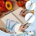 AmazingSpark 50 Sets Pumpkin Baby Shower Favors for Guests Includes 50 Little Pumpkin Ballpoint Pens 50 Bookmarks 50 Bags 50 Tassel Pendant for Gender Reveal Party Souvenirs Return Prizes Game Prizes