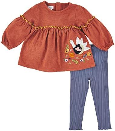 Mud Pie baby-girls Baby Girl Thanksgiving Tunic and LeggingMud Pie Baby Girl Thanksgiving Tunic And Legging, 3-6 months