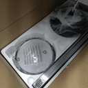 58 Inch Ceiling Fans with Lights and Remote, Black Indoor/Outdoor Ceiling Fan with Quiet Reversible DC Motor, 6 Speeds, 3CCT, 6 Blades Large Ceiling Fan for Living Room Bedroom Patio