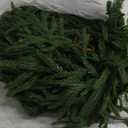 2 Pcs Christmas Norfolk Pine Garlands, 6 Ft Artificial Pine Garland Ornament, Realistic Green Artificial Greenery Garland for Table, Mantle, Wall, Indoor, Outdoor Christmas Decorations