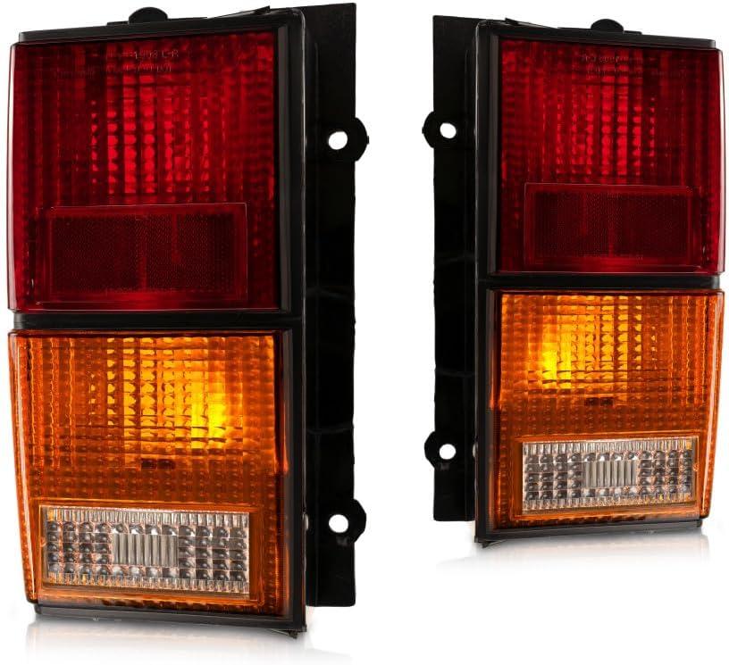 For Jeep Cherokee Tail Light Assembly Unit 1984-1996 Pair Driver and Passenger Side For CH2800105 + CH2801105