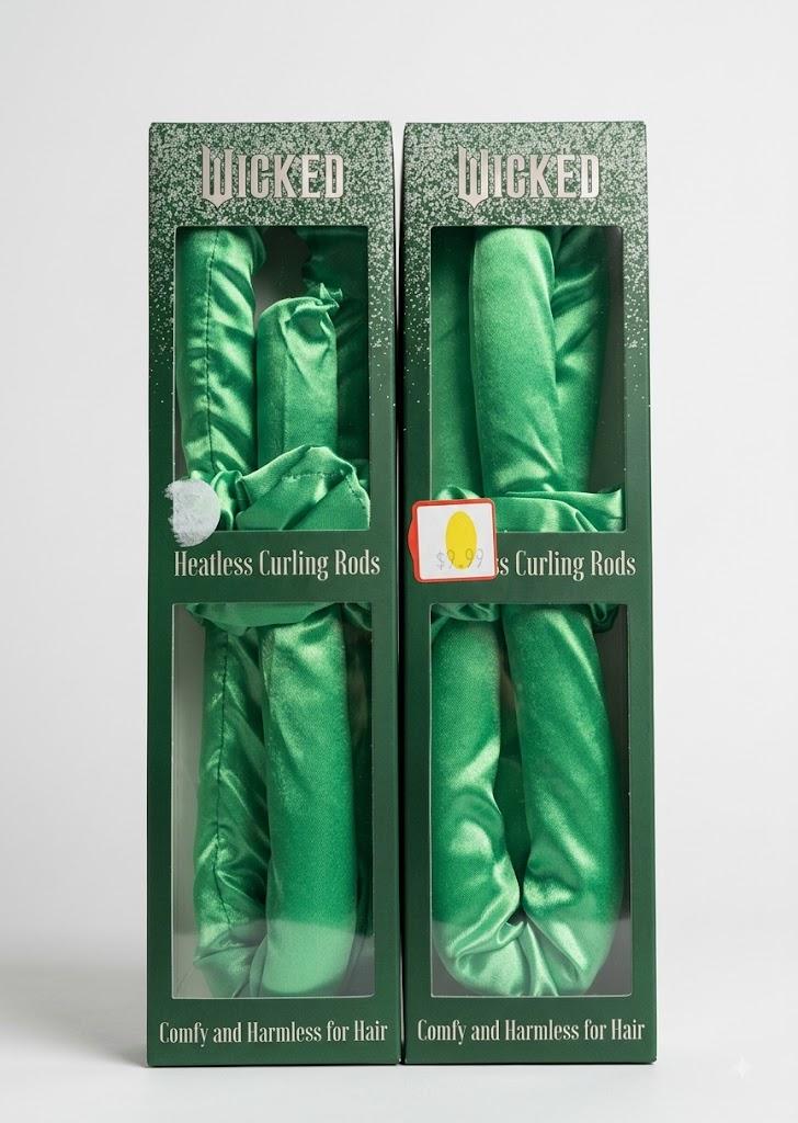WICKED Satin Ribbon Hair Curler Pack of 2