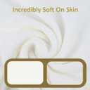 6 Pack Bamboo Baby Washcloths, 10" X 10", Two Layer Super Absorbent, Soft & Lint Free Bath Face Towel for Babies, Kids, Infant and Newborn, Gentle on Sensitive Skin, White