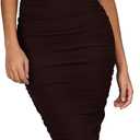 Forever 21 Women's Strapless Maxi Dress with Side Ruching